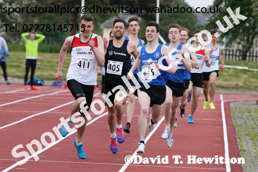 Jimmy Hedley 800 metres Cup, North East Grand Prix, Monkson Stadium, Jarrow. Photo: David T. Hewitson/Sports for All Pics